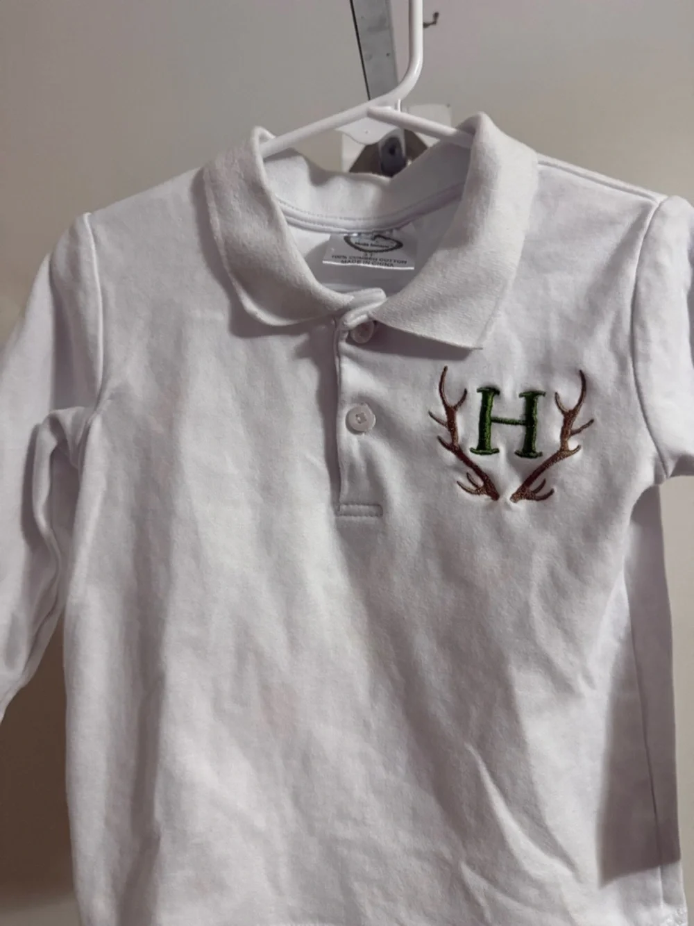 Boutique “H” Long Sleeve Polo Shirt